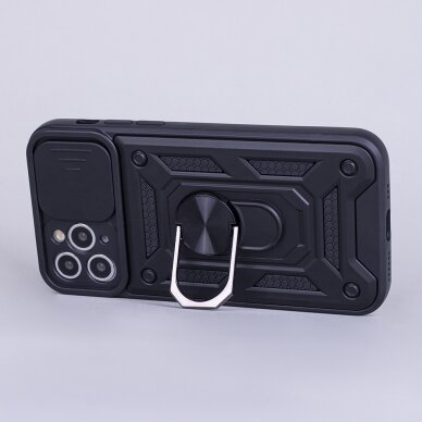 Xiaomi 12T/12T PRO juoda RING ARMOR WITH CAMSHIELD nugarėlė 4