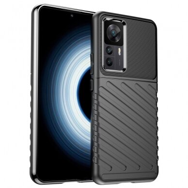 Xiaomi 12T/12T PRO juoda THUNDER nugarėlė
