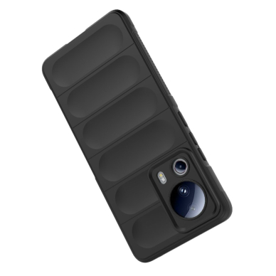 XIAOMI 13 LITE juoda Tracy Anti-slip Rugged nugarėlė 2