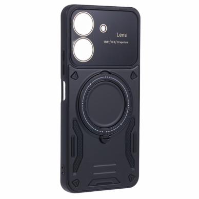 Xiaomi 13C/Poco C65 black Magsafe KICKSTAND nugarėlė 2