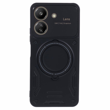 Xiaomi 13C/Poco C65 black Magsafe KICKSTAND nugarėlė