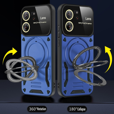 Xiaomi 13T / 13T PRO black Magsafe KICKSTAND nugarėlė 2