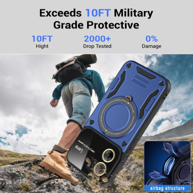 Xiaomi 13T / 13T PRO black Magsafe KICKSTAND nugarėlė 6