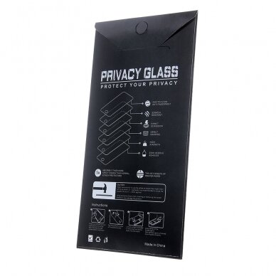 XIAOMI 13T/13T PRO black pilnas 5D PRIVACY stiklas 8