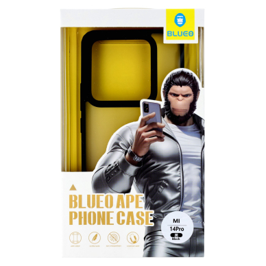 Xiaomi 14 PRO Mr.Monkey clear CRYSTAL DROP nugarėlė 1