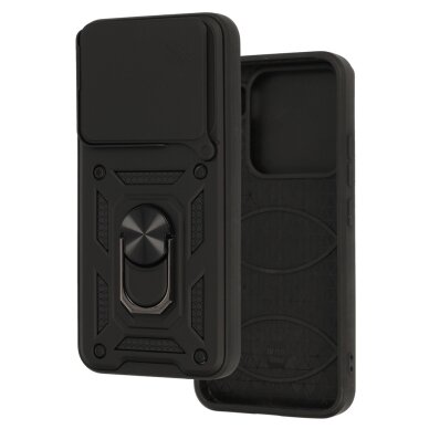 Xiaomi 15 5G black RING ARMOR WITH CAMSHIELD nugarėlė 4