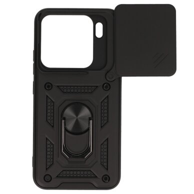Xiaomi 15 5G black RING ARMOR WITH CAMSHIELD nugarėlė 1