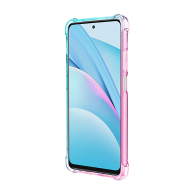 Xiaomi Mi 10T LITE rožinė-mėtos spalvos Color Antishock nugarėlė 2