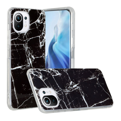 XIAOMI MI 11 LITE/5G NE Tracy nugarėlė Black marble 1