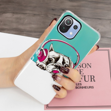 XIAOMI MI 11 LITE/5G NE Tracy nugarėlė Dog with Headset 1