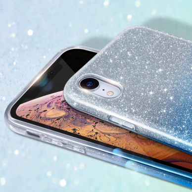XIAOMI MI 11T/MI 11T PRO mėlyna GLITTER3 nugarėlė 4