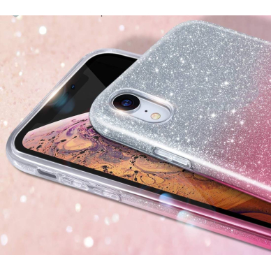 XIAOMI MI 11T/MI 11T PRO rožinė GLITTER3 nugarėlė 3