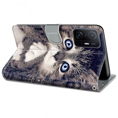 XIAOMI MI 11T/MI 11T PRO Tracy fashion dėklas Brown Cat 4