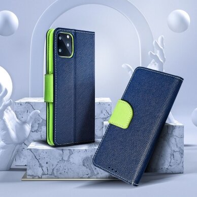 XIAOMI MI 12/12X mėlynas FANCY DIARY dėklas 3