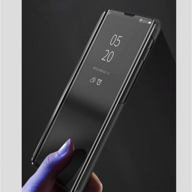 Xiaomi Mi 9 juodas VIEW WINDOW dėklas 3