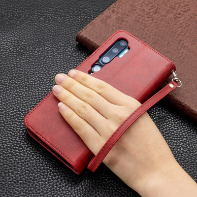 XIAOMI MI NOTE 10/ 10 PRO raudonas Tracy Vintage dėklas 8
