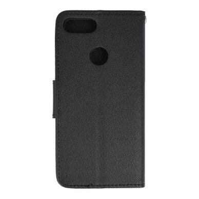 Xiaomi MI8 LITE juodas FANCY DIARY dėklas 1