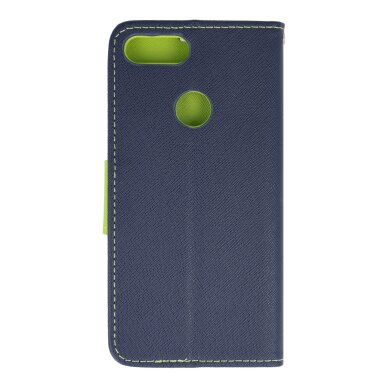 Xiaomi MI8 LITE mėlynas FANCY DIARY dėklas 1