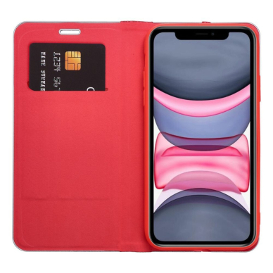 XIAOMI MI8/MI8 PRO raudonas VENCARBON dėklas 2