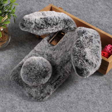 XIAOMI MI9 pilka nugarėlė Fluffy Rabbit