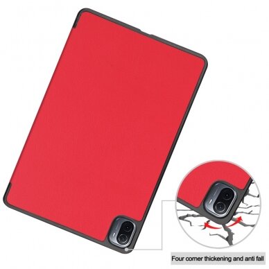 Xiaomi Pad 5/ Pad 5 PRO 11" raudonas TRIFOLD dėklas 5