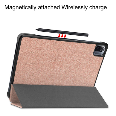Xiaomi Pad 5/ Pad 5 PRO 11" rausvas TRIFOLD dėklas 4