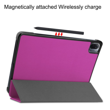 Xiaomi Pad 5/ Pad 5 PRO 11" violetinis TRIFOLD dėklas 4