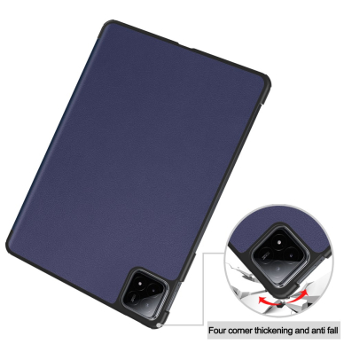 Xiaomi Pad 6S PRO 12.4 blue TRIFOLD dėklas 4