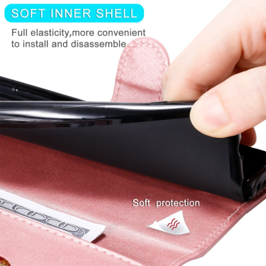 Xiaomi POCO F3 rausvas Tracy K.FLEXI dėklas 3