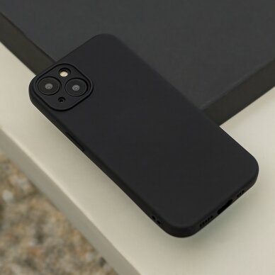 Xiaomi POCO F4 GT juoda SILICONE LITE nugarėlė 7