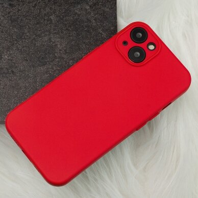Xiaomi POCO F4 GT raudona SILICONE LITE nugarėlė 9