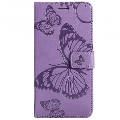 Xiaomi POCO F4 GT violetinis Tracy K.FLEXI dėklas Butterflies 5