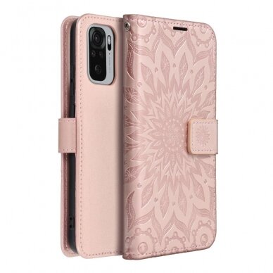 XIAOMI POCO M3 PRO /REDMI NOTE 10 5G MEZZO rausvas Mandala dėklas 3