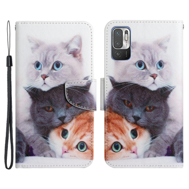 XIAOMI POCO M3 PRO /REDMI NOTE 10 5G Tracy fashion dėklas Three Cats