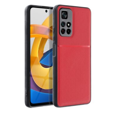 XIAOMI POCO M4 PRO 5G/REDMI NOTE 11S 5G raudona NOBLE nugarėlė 5