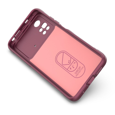 XIAOMI POCO M4 PRO bordo Tracy Anti-slip Rugged nugarėlė 2