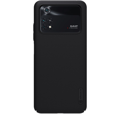 XIAOMI POCO M4 PRO juoda NILLKIN SUPER FROSTED nugarėlė 10