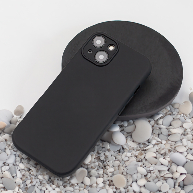 XIAOMI POCO M4 PRO juoda SILICONE LITE nugarėlė 13