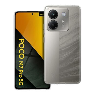 Xiaomi POCO M7 PRO skaidri ULTRA SLIM 2mm nugarėlė 1
