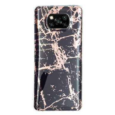 Xiaomi POCO X3 NFC/X3 PRO Tracy nugarėlė Black&gold Marble+ 1