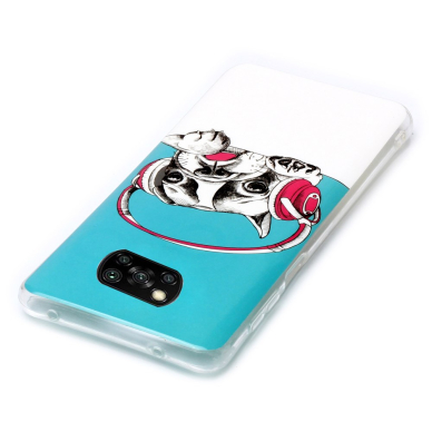 Xiaomi POCO X3 NFC/X3 PRO Tracy šviečianti tamsoje nugarėlė Dog with Headset 2