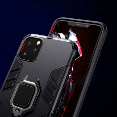 Xiaomi Poco X5 5G/Redmi Note 12 5G juoda RING ARMOR nugarėlė 4