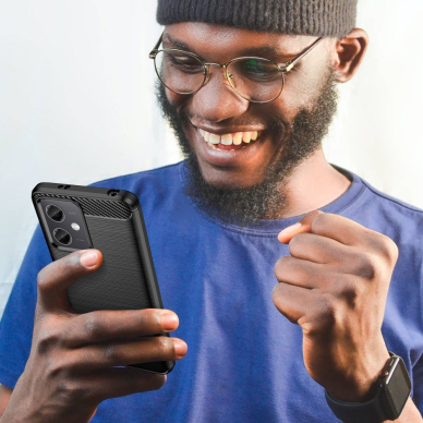 Xiaomi Poco X5 5G/Redmi Note 12 5G juoda Tracy LYGCARBON nugarėlė 6