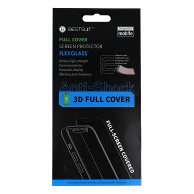 Xiaomi POCO X7 PRO 5G black 3D FLEXIBLE stiklas