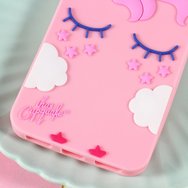 XIAOMI Pocophone F1 šviesiai rožinė nugarėlė Cute Unicorn 3