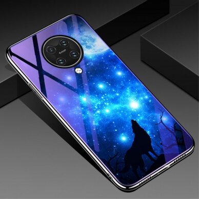 Xiaomi Pocophone F2 PRO BLUE RAY GLASS nugarėlė Sky&Wolf 1