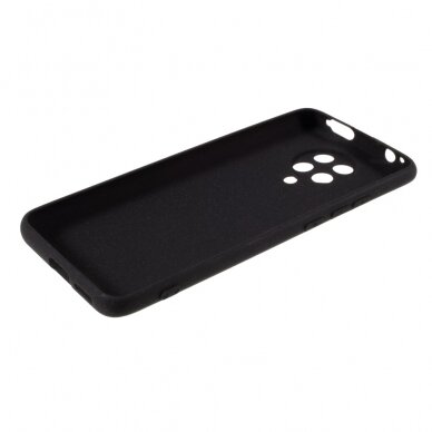 XIAOMI Pocophone F2 PRO juoda Silicone Stone nugarėlė 6
