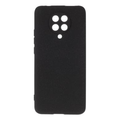 XIAOMI Pocophone F2 PRO juoda Silicone Stone nugarėlė