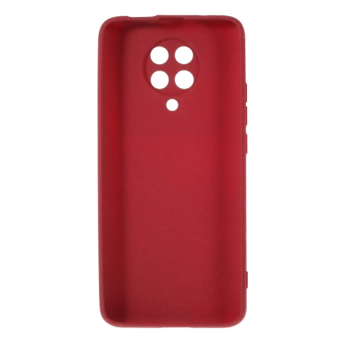 XIAOMI Pocophone F2 PRO raudona Silicone Stone nugarėlė 2