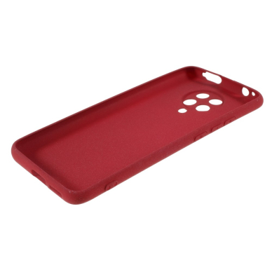 XIAOMI Pocophone F2 PRO raudona Silicone Stone nugarėlė 4